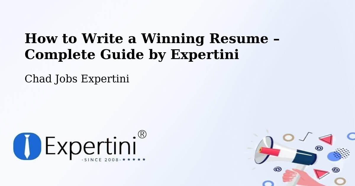 Resume Writing Guide for Job Seekers – Mao - Mao, Chad Jobs Expertini